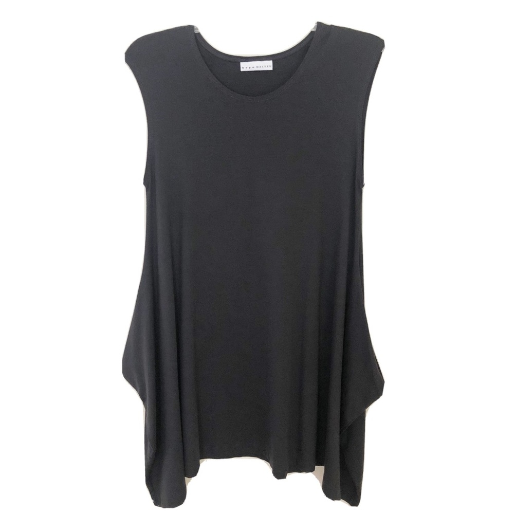 Bryn Walker Gray Knit Asymmetrical Shift Dress S